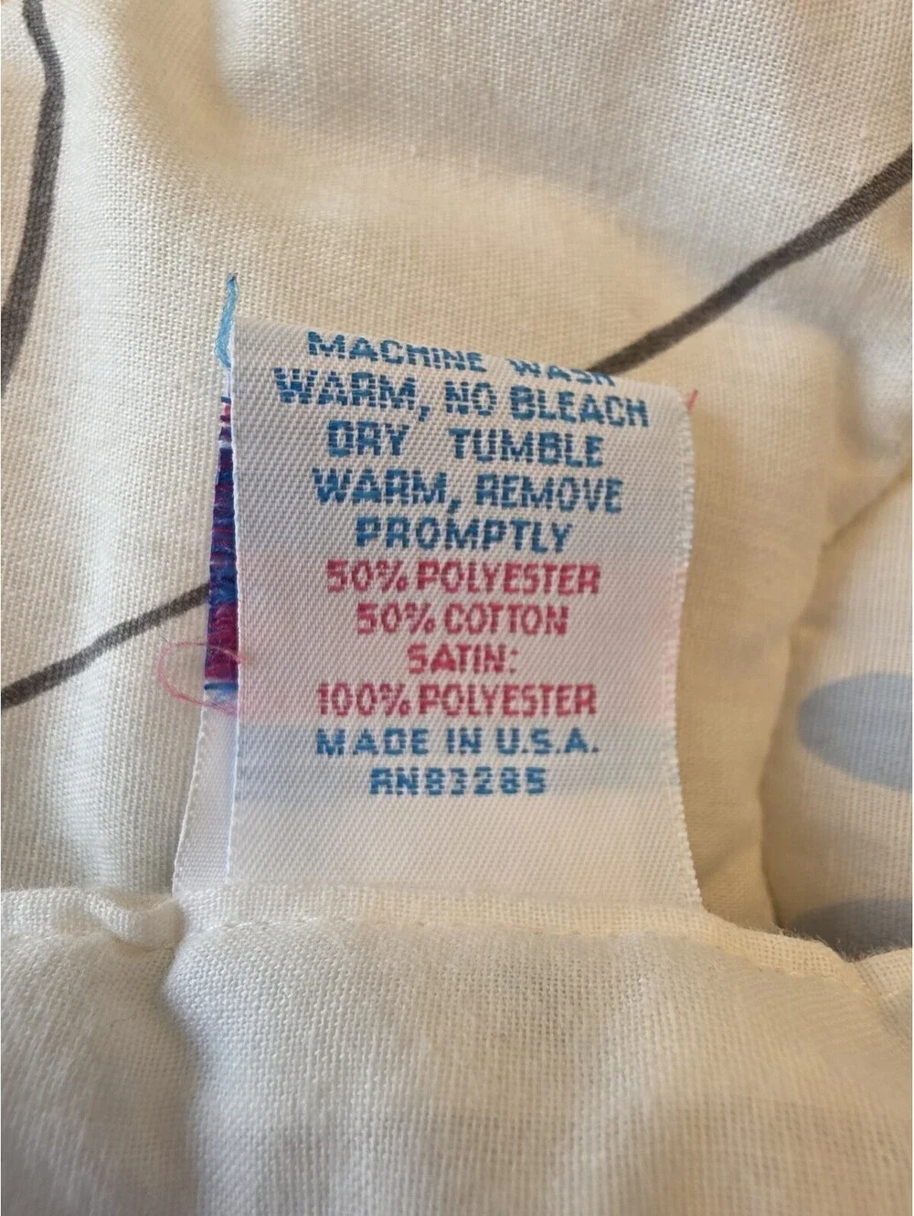 Vintage Bedtime Originals Lambs & Ivy Baby Quilt Blanket Clown Balloons...